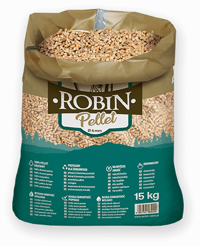 worek pelletu opałowego Robin do kupienia w Dobrzanach lub sklepie internetowym